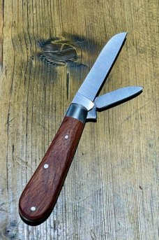 Taylor's Eye Witness Sheffield England 2-Blade Lambsfoot Jack Knife Lambsfoot/Pen w/Kitobe scales