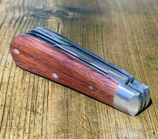 Taylor's Eye Witness Sheffield England 2-Blade Lambsfoot Jack Knife Lambsfoot/Pen w/Kitobe scales