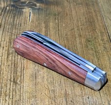 Taylor's Eye Witness Sheffield England Twin Blade Spearpoint/Pen Jack with Kitobe hardwood scales