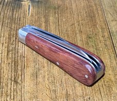 Taylor's Eye Witness Sheffield England Twin Blade Spearpoint/Pen Jack with Kitobe hardwood scales