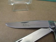 Case XX 1976 Grey Etch Stag Handle Trapper Pattern # 5254SSP