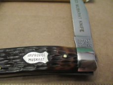 Schrade Walden Delrin Handle Improved Muskrat Model # 787