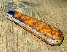Taylor's Eye Witness Sheffield Premium Lambsfoot with Amboyna Burl Scales & Back Spring Filing