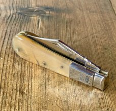 Taylor's Eye Witness Premium Barlow Clip with Rams Horn Scales and Back Spring File work