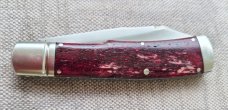 K'roo Custom Dyed Giraffe Bone Native..4" closed..Rwl34...coa and slip 