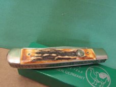 Hen & Rooster Made in Solingen Germany Stag Trapper Model # 312W