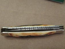 Hen & Rooster Made in Solingen Germany Stag Trapper Model # 312W