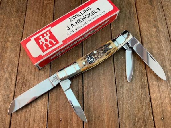 Henckels by Boker Congress Premium Stag Waterfall Bolsters Henckels by Boker Congress Premium Stag Waterfall Bolsters