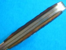 VINTAGE SCHRADE USA TH-4 LUMBERMAN JIGGED BONE GUNSTOCK TRAPPER FOLDING POCKET KNIFE KNIVES OLD