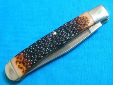 CAMILLUS NEW YORK NY USA BARTENDERS TRAPPER FOLDING POCKET KNIFE KNIVES OLD