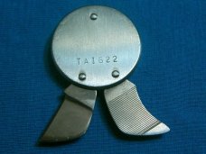 VINTAGE UNITED TAI622 JAPAN FIGURAL COIN HALF DOLLAR NOVELTY FOLDING POCKET KNIFE KNIVES OLD