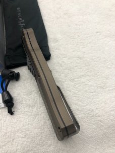 Discontinued Benchmade 3300BK-1901 Limited Edition Infidel Double Action OTF Automatic Knife