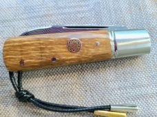 Vincenzo Balistreri Mammoth Mini Spear Barlow..Polished Damascus..3" closed..lanyard...coa and slip 