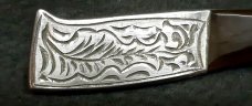 RPK Hand engraved bolsters and blade. 
