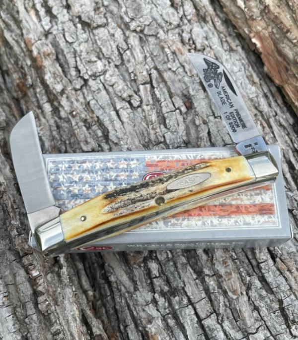 CASE XX ** 1984 AMERICAN BLADE STAG 2 BLADE 88 CONGRESS