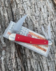 CASE XX ** 2021 AMERICAN WORKMAN RED SYNTHETIC SEAHORSE WHITTLER