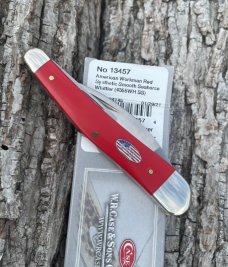 CASE XX ** 2021 AMERICAN WORKMAN RED SYNTHETIC SEAHORSE WHITTLER
