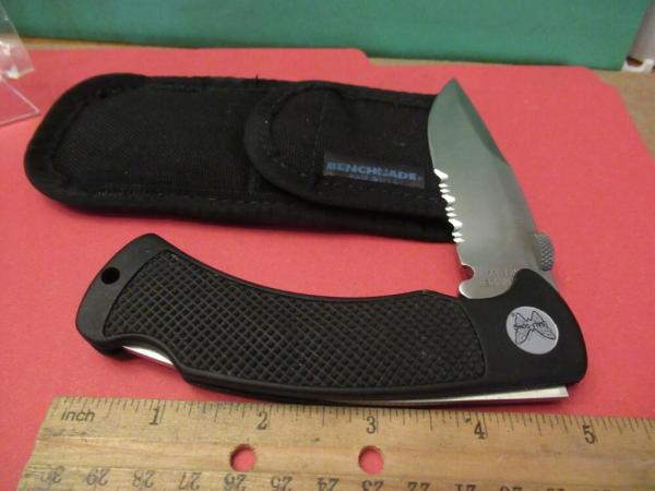 Benchmade USA Half Serration Drop Point Benchmade USA Half Serration Drop Point