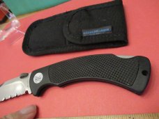 Benchmade USA Half Serration Drop Point 