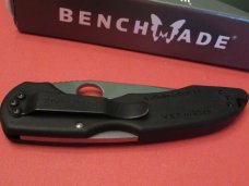 Benchmade Black Handle Clip Pont Mid-Lock Thumb Hole Opener