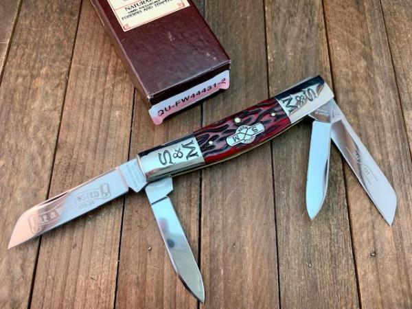 Schatt and Morgan File and Wire Series Congress Worm Groove Crimson Red Bone Schatt and Morgan File and Wire Series Congress Worm Groove Crimson Red Bone