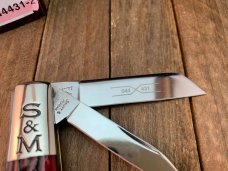 Schatt and Morgan File and Wire Series Congress Worm Groove Crimson Red Bone