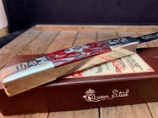 Schatt and Morgan File and Wire Series Congress Worm Groove Crimson Red Bone