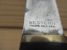 Western Boulder, Colorado Hatchet and Sheath 