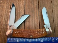 Case Classic Sowbelly Stockman 63039 Honey Brown Jigged Bone 1993