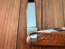Case Classic Sowbelly Stockman 63039 Honey Brown Jigged Bone 1993