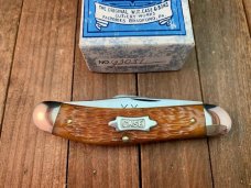 Case Classic Sowbelly Stockman 63039 Honey Brown Jigged Bone 1993