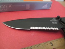 Gerber USA G-10 Liner Lock Half Serration 154 CM Model Spectre # 06901