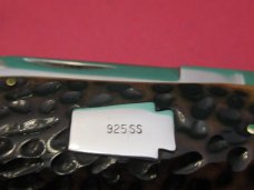 Schatt & Morgan 2003 Series XIII Mountain Man Folding Lock Back Bone Handle Pattern # 04113L