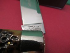 Schatt & Morgan 2003 Series XIII Mountain Man Folding Lock Back Bone Handle Pattern # 04113L