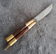 Vintage 1980's Filipino handmade mini 6" balisong excellent!