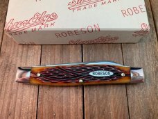 Robeson by Queen Hawbaker Muskrat Amber Worm Groove Bone 1 of 200