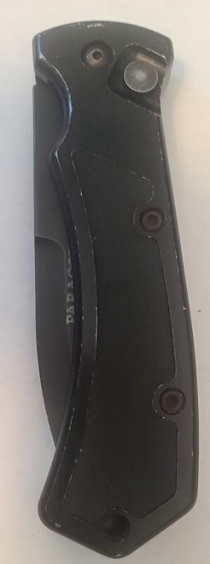 VINTAGE PARAGON ATS 34 USA MADE 8" FULLY OPEN SWITCHBLADE AUTO KNIFE 