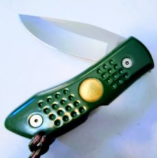 VINTAGE 1980's  MCM STASI GERMAN SECRET POLICE MANIAGO ITALY 440B HRC 58 AUTO KNIFE