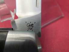 Case XX 2015 Tony Bose Ebony Cattle Knife Pattern # TB732015  154CM