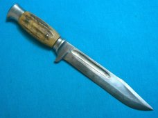 VINTAGE STAG INOX FRABIL FIXED BLADE HUNTING SKINNING SURVIVAL BOWIE BANDITO KNIFE KNIVES OLD