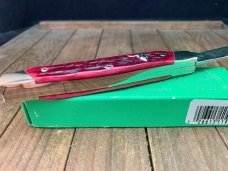 Hen and Rooster Bertram Cutlery Solingen Germany Cattle Rustler Stockman Red Jigged Bone