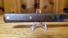Great Eastern Cutlery Fixed Blade, Micarta 1095 Carbon Steel, Full Tang, Brass Pins, Brand New Knife