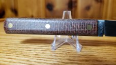 Great Eastern Cutlery Fixed Blade, Micarta 1095 Carbon Steel, Full Tang, Brass Pins, Brand New Knife