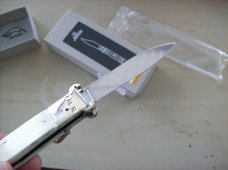 Hubertus Knife Shellpuller Patronenzieher Large Size 11 White Bone UNUSED NIB.