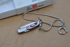 Al mar Osprey Black Lip Pearl #1001A Mint Original Box With Optional Lanyard Chain AUS8