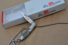 Al mar Osprey Black Lip Pearl #1001A Mint Original Box With Optional Lanyard Chain AUS8
