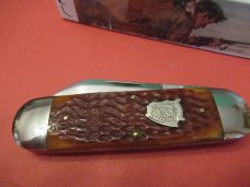 Winchester Buffalo Head Series Burnt Orange Bone Sunfish Pattern # W1829110BH
