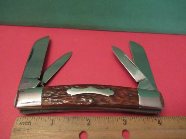 John Pimble Belknap HDW & MFG Co. Brown Bone Congress Pattern # 5517
