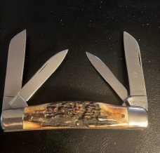 LARGE CANAL STREET 4 BLADE STAG CONGRESS *lowered price*