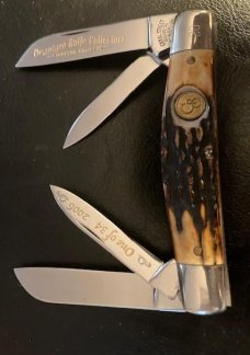 LARGE CANAL STREET 4 BLADE STAG CONGRESS *lowered price*